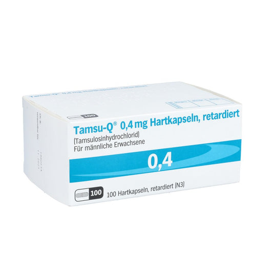 Das Produktfoto zeigt Tamsu Q 0,4 Mg Hartkapseln Retardiert (100 stk) PZN 04651349
