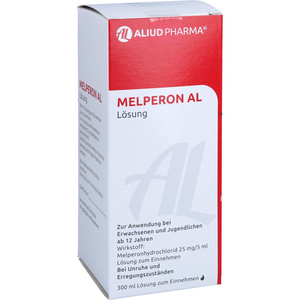 Das Produktfoto zeigt Melperon Al Lösung Zum Einnehmen (300 ml) PZN 04651450