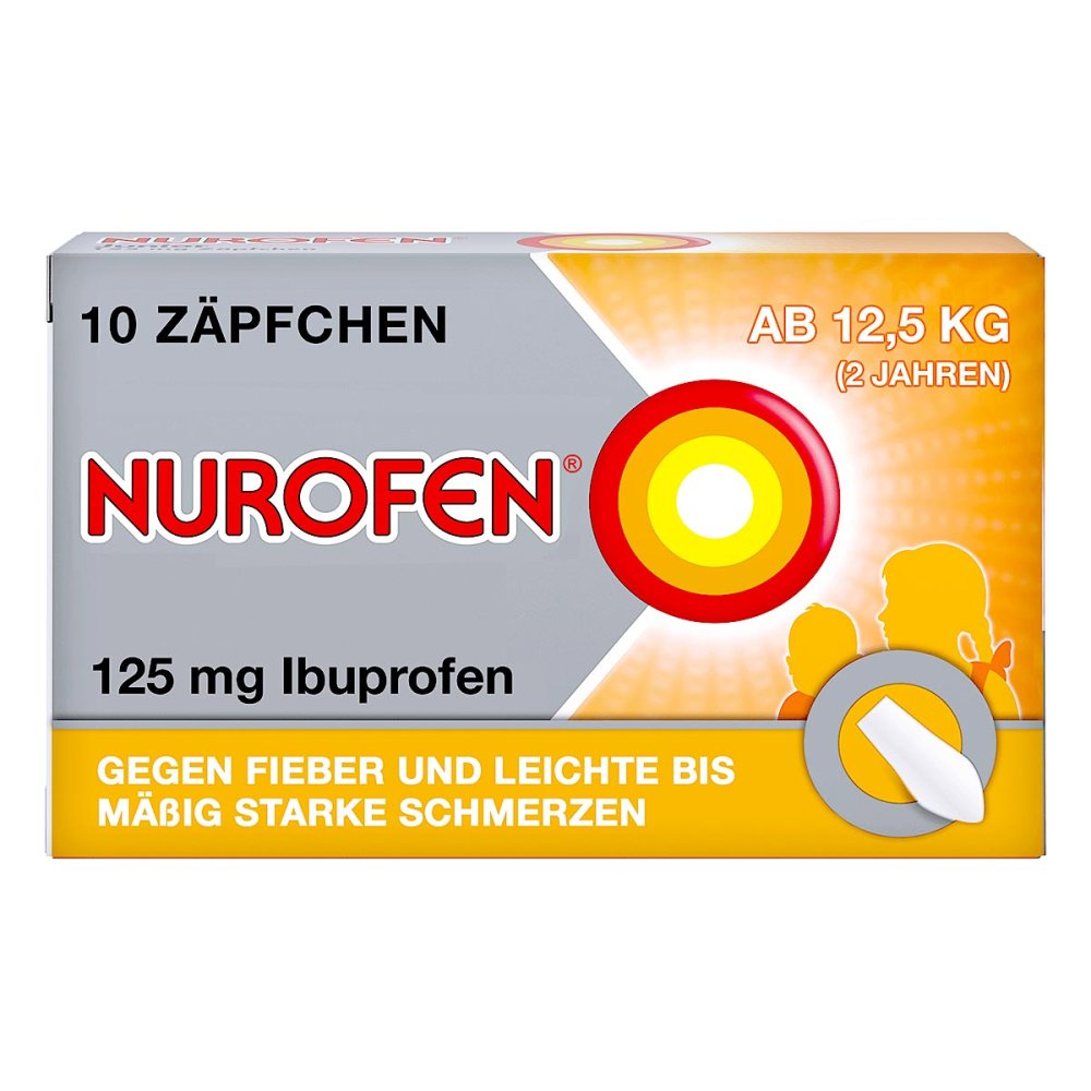 Nurofen Junior 125 Mg Zäpfchen (10 stk)