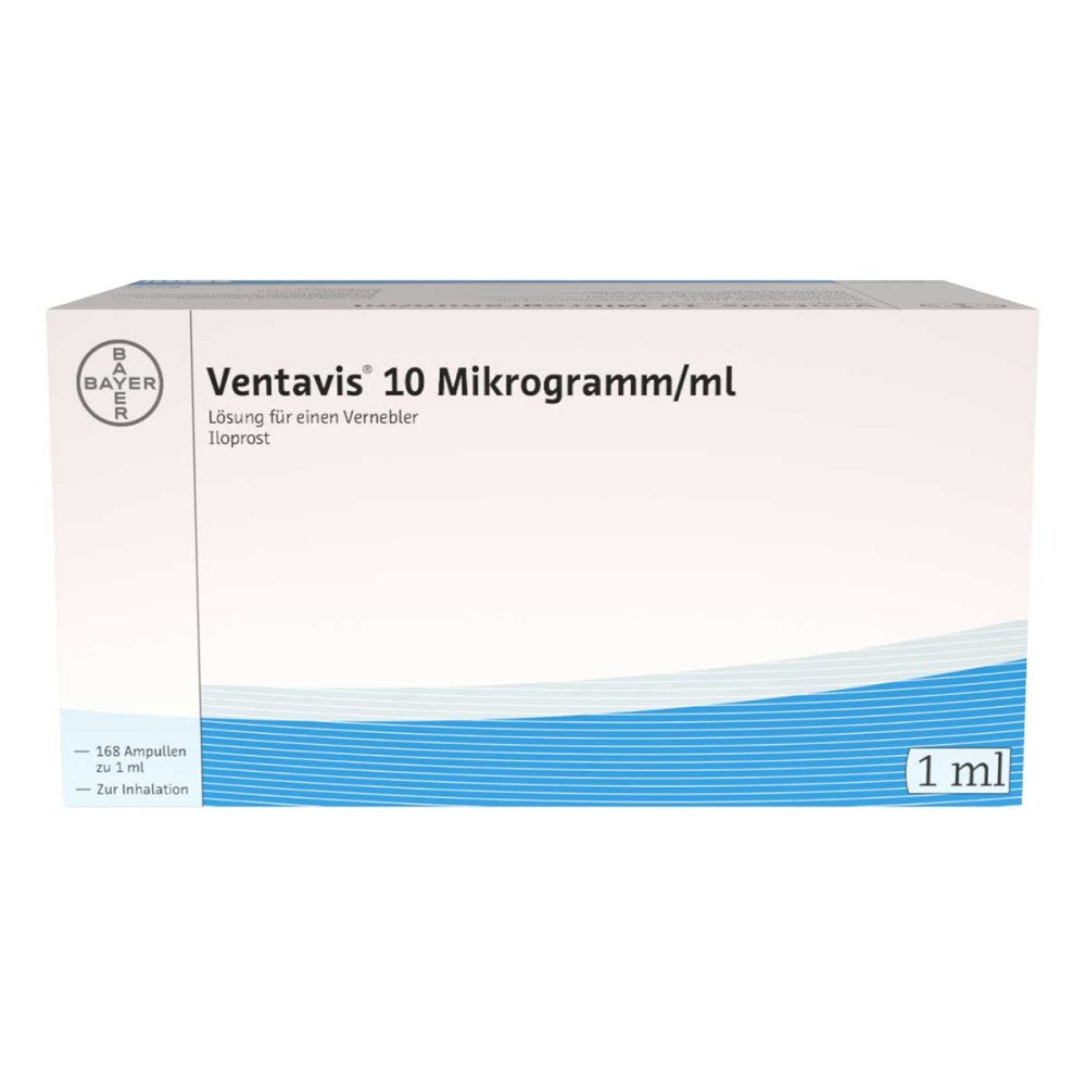 Das Produktfoto zeigt Ventavis 10 Mikrogramm/Ml Lösung F.E.Vernebler (168X1 ml) PZN 04674942