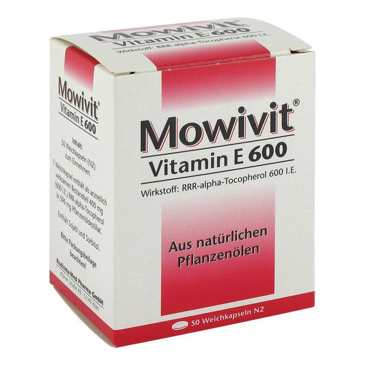 Das Produktfoto zeigt Mowivit 600 Kapseln (50 stk) PZN 04675597