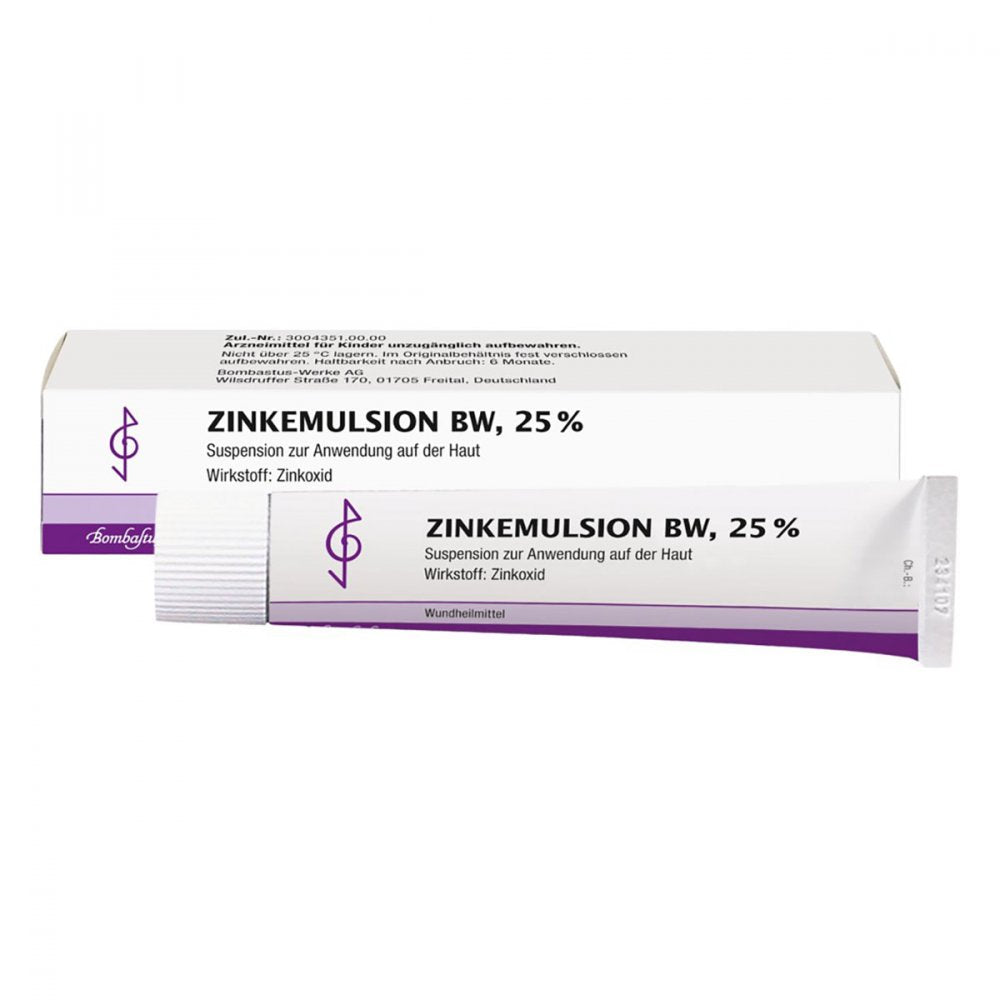 Das Produktfoto zeigt Zink Emulsion Bw (50 ml) PZN 04677834