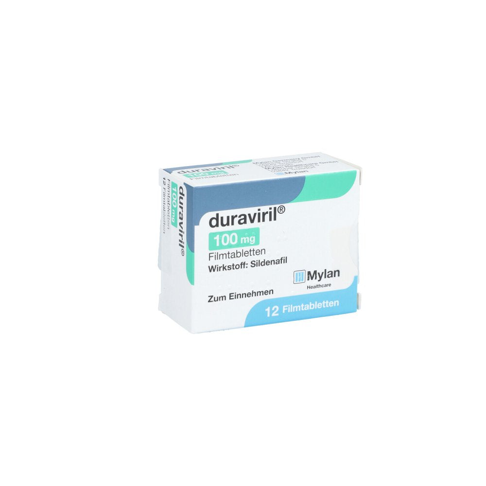 Das Produktfoto zeigt Duraviril 100 Mg Filmtabletten (12 stk) PZN 04704175
