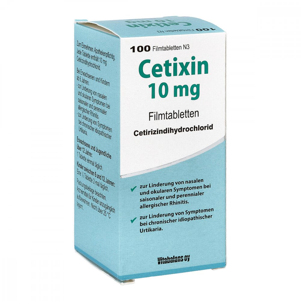 Cetixin 10 Mg Filmtabletten (100 stk)