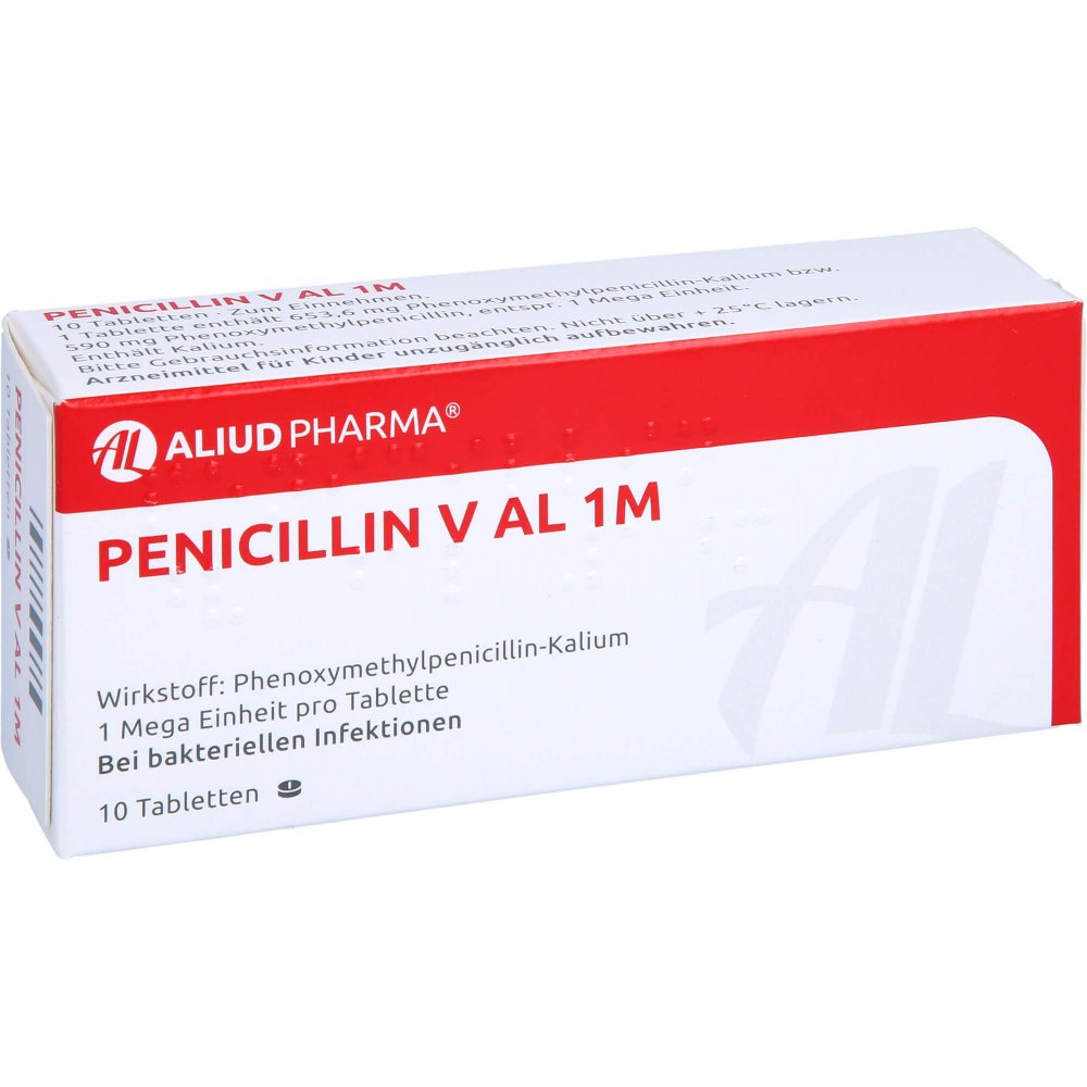 Penicillin V Al 1 M Tabletten (10 stk)