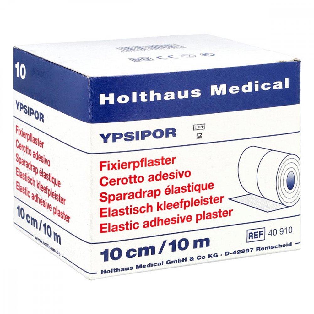 Das Produktfoto zeigt Fixierpflaster Ypsipor 10 Cmx10 M (1 stk) PZN 04761210
