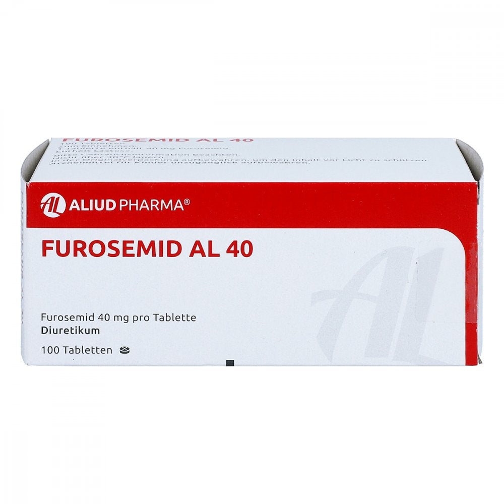 Das Produktfoto zeigt Furosemid Al 40 Tabletten (100 stk) PZN 04765811
