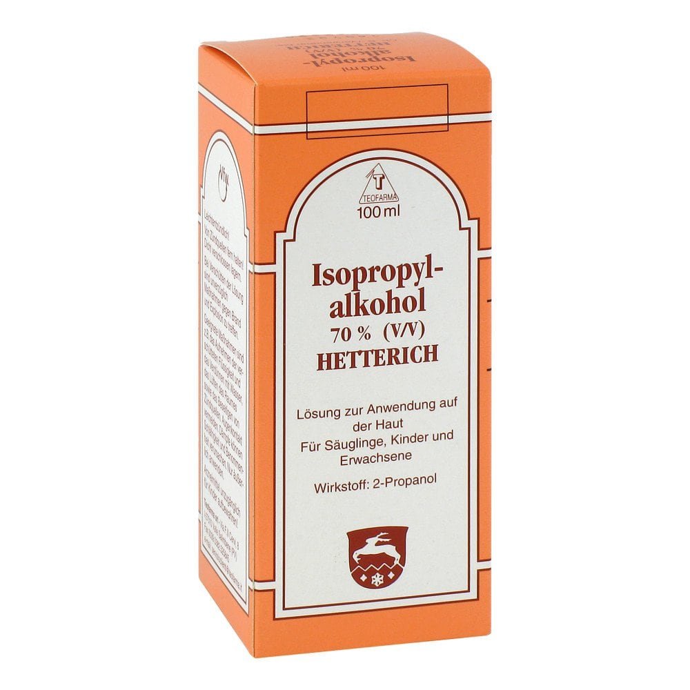 Isopropylalkohol 70% V/V Hetterich (100 ml)