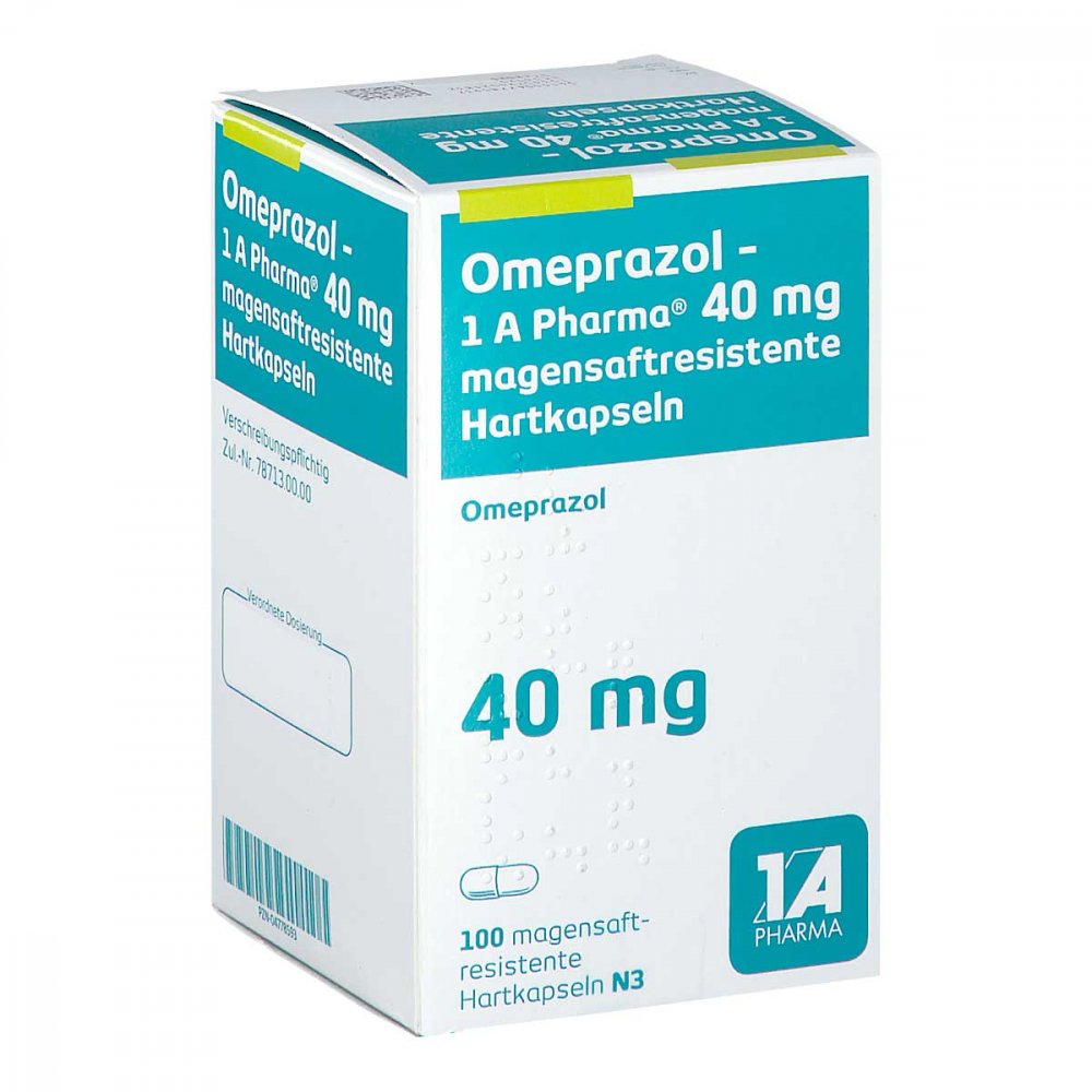 Omeprazol-1a Pharma 40 Mg Magensaftres.Hartkapseln (100 stk)