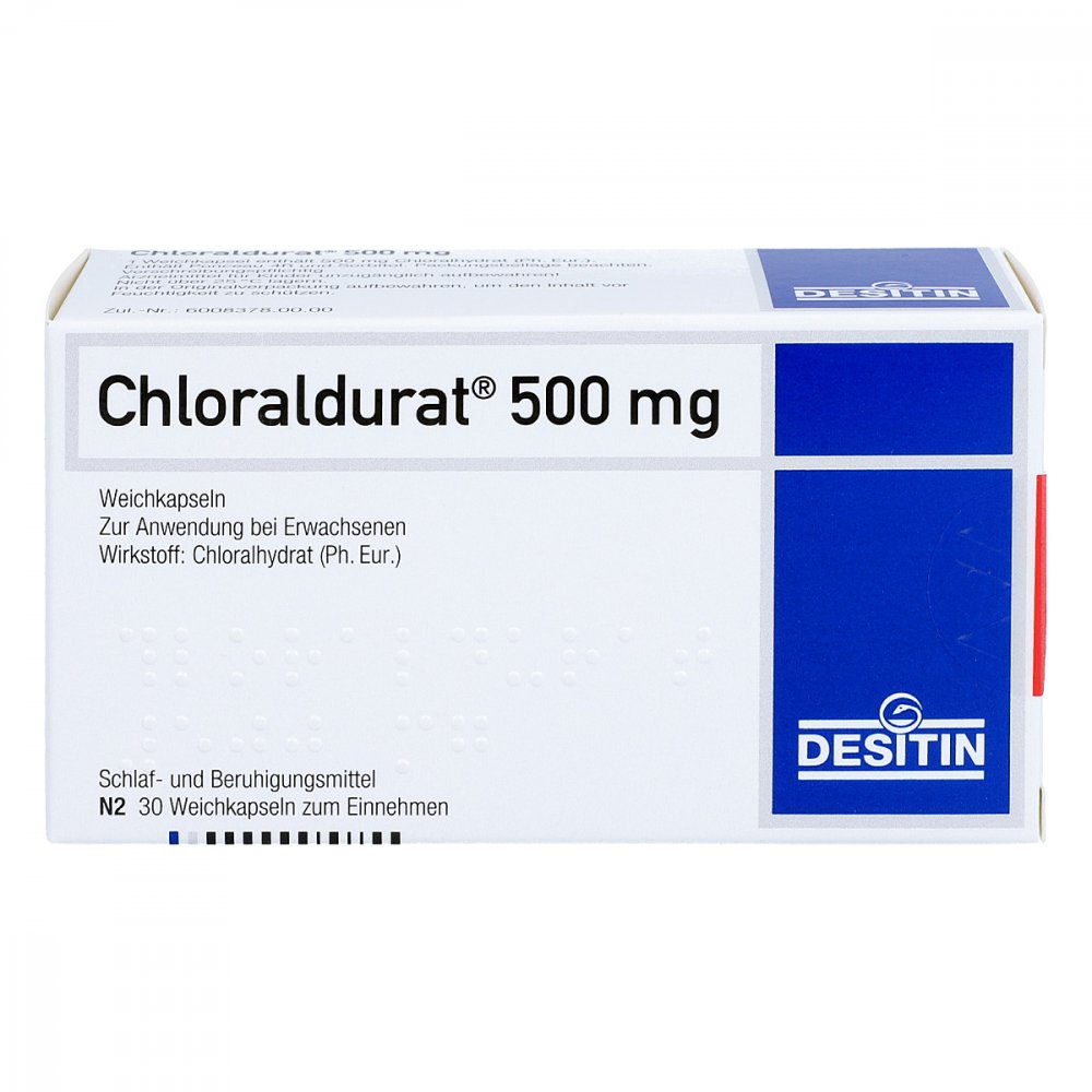 Chloraldurat 500 Mg Weichkapseln (30 stk)
