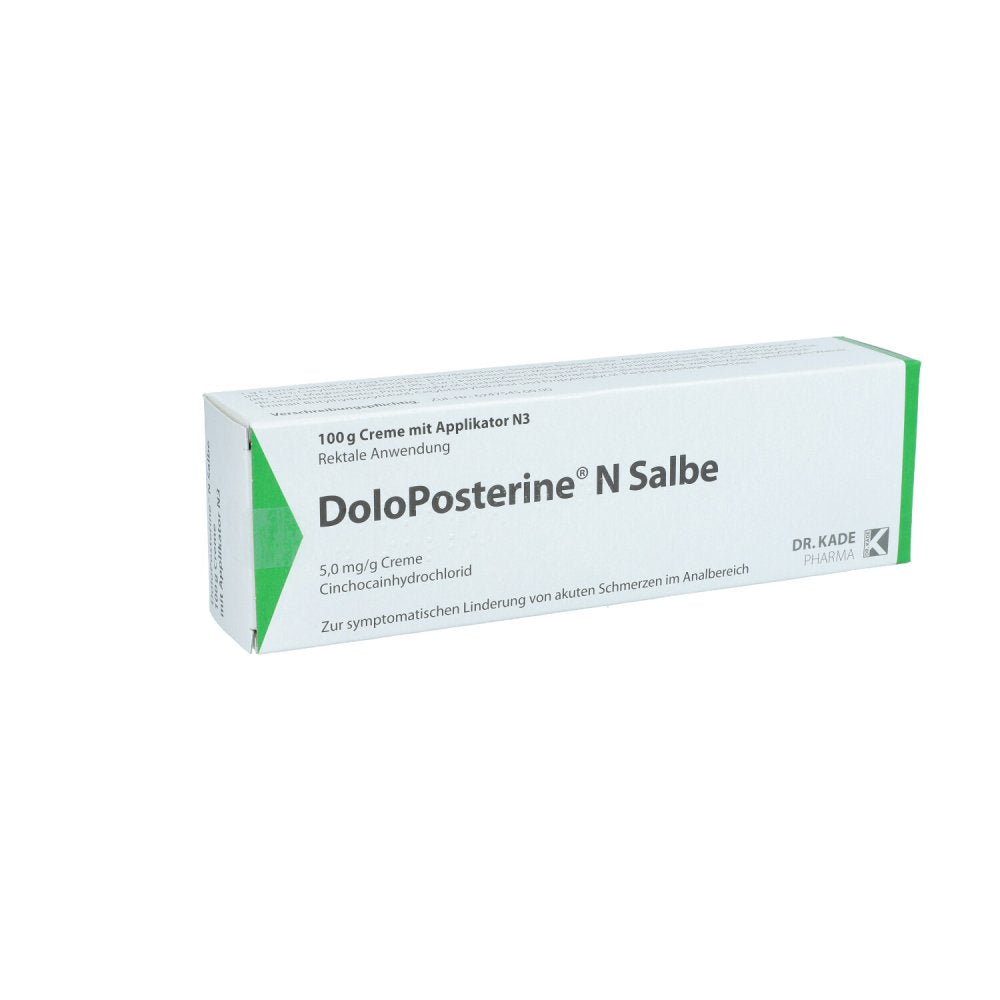 Das Produktfoto zeigt Doloposterine N Salbe (100 g) PZN 04800938
