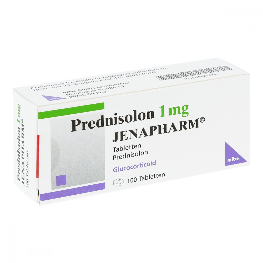 Prednisolon 1 Mg Jenapharm Tabletten (100 stk)