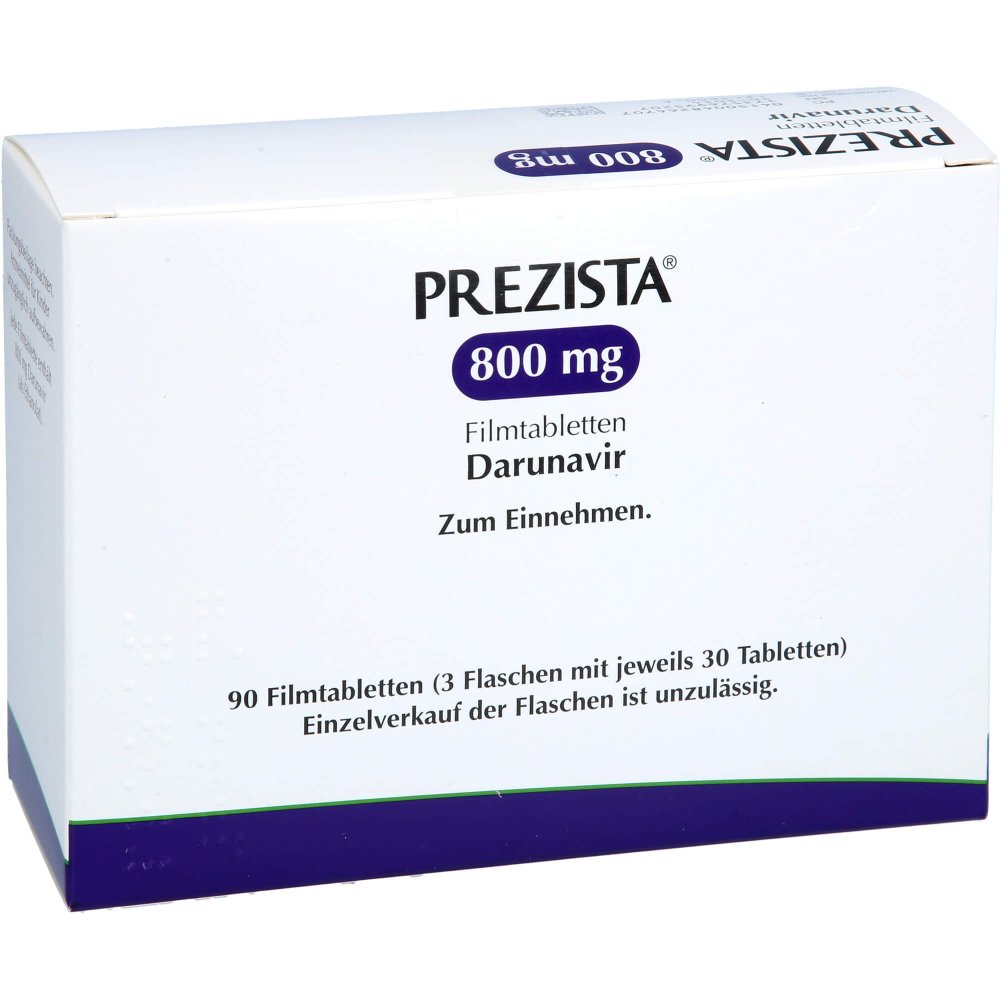 Das Produktfoto zeigt Prezista 800 Mg Filmtabletten (90 stk) PZN 04826470