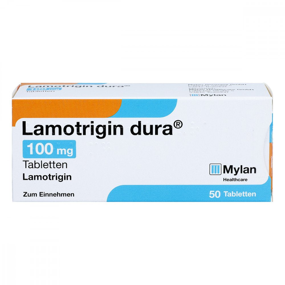 Das Produktfoto zeigt Lamotrigin Dura 100 Mg Tabletten (50 stk) PZN 04827601