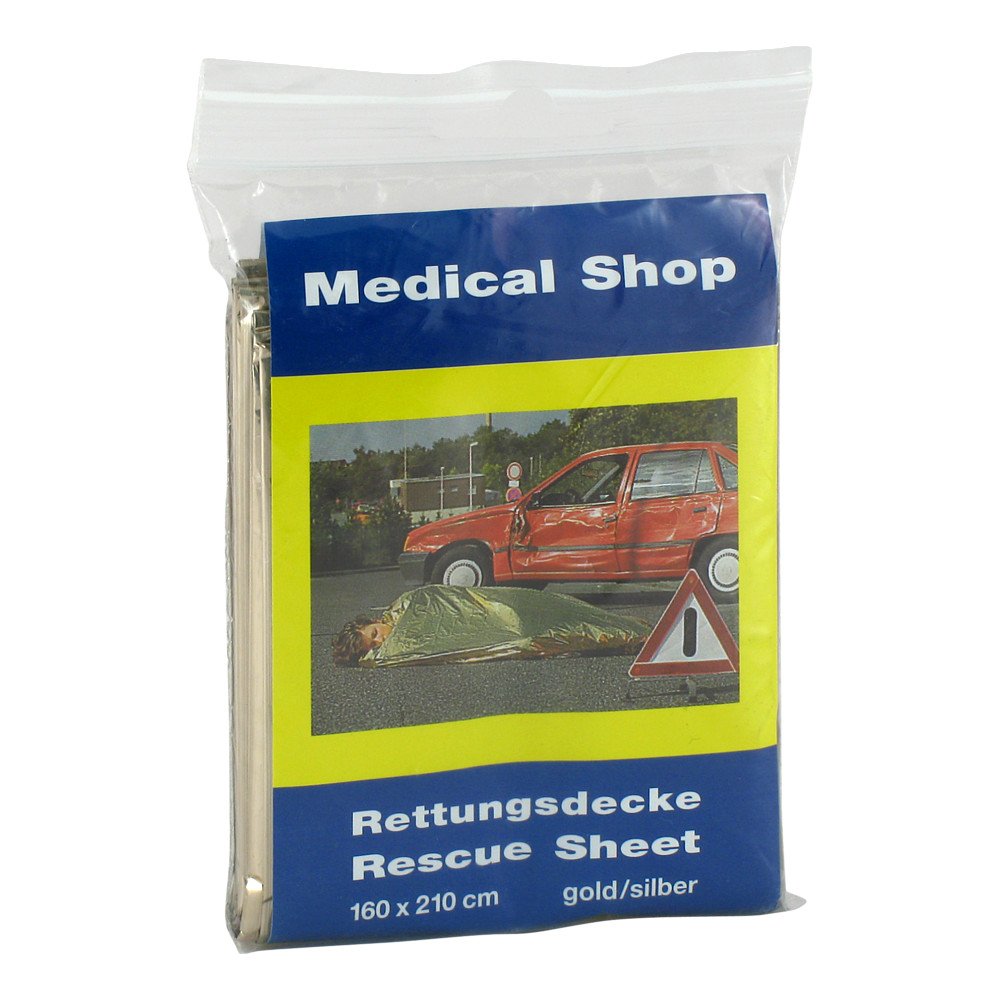 Rettungsdecke Ypsisave 160x210 Cm Gold/Silber (1 stk)