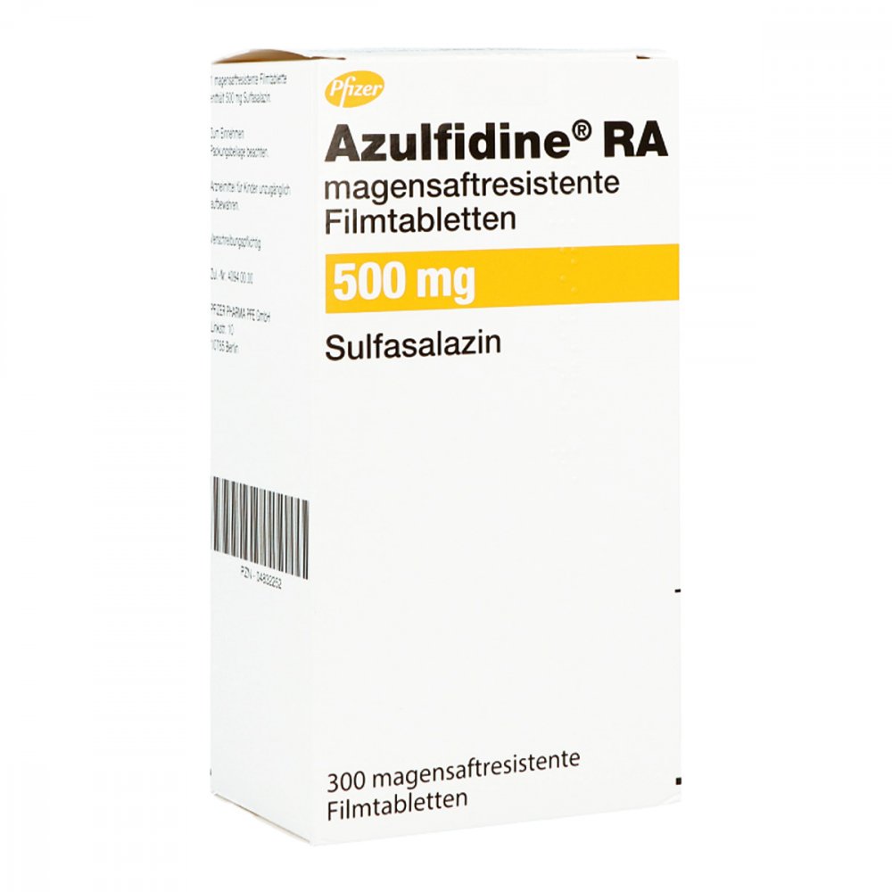 Azulfidine Ra Magensaftresistente Filmtabletten (300 stk)
