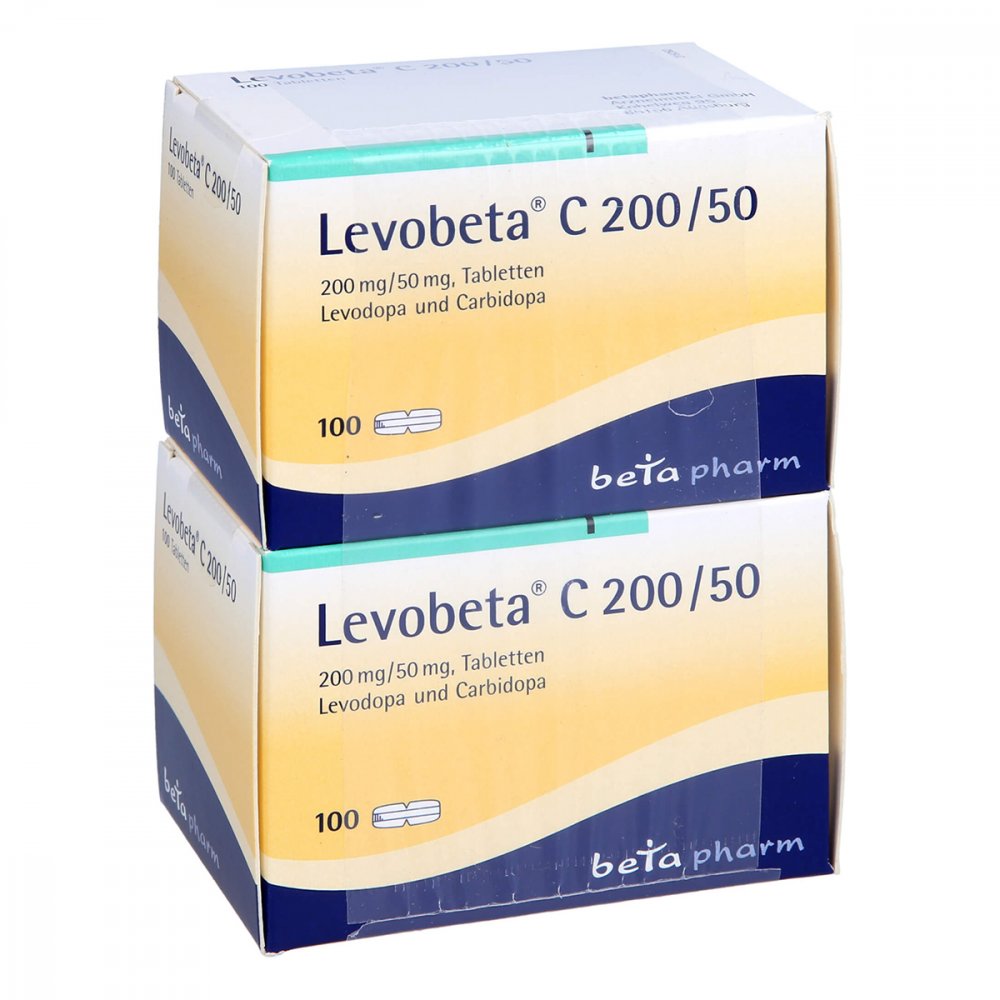 Das Produktfoto zeigt Levobeta C 200/50 Tabletten (200 stk) PZN 04832424