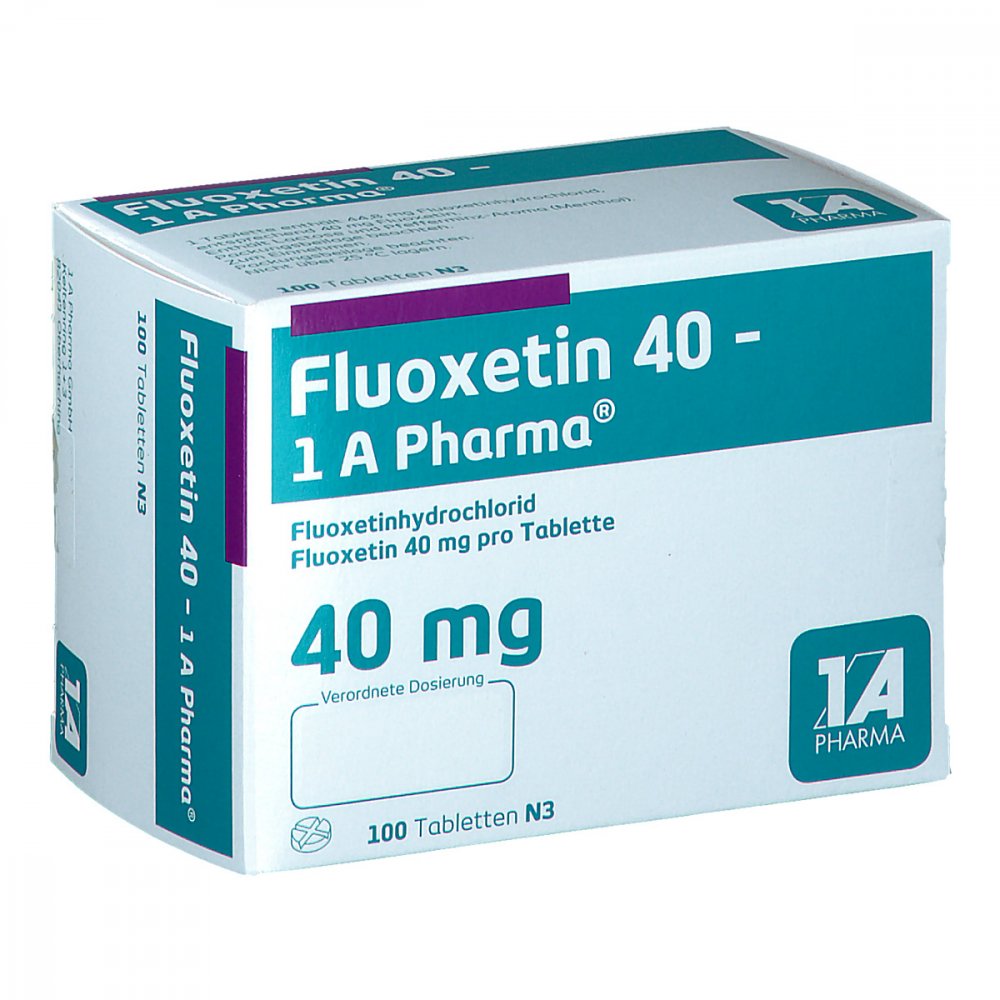 Fluoxetin 40-1a Pharma Tabletten (100 stk)