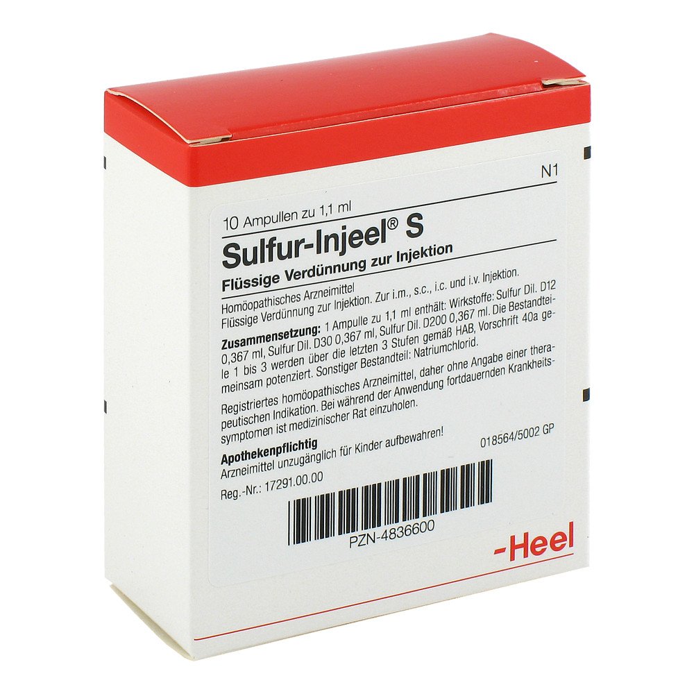 Sulfur Injeel S Ampullen (10 stk)