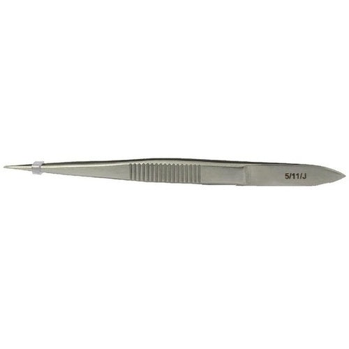 Das Produktfoto zeigt Pinzette Splitter Spitz Rostfrei 10,5 Cm (1 stk) PZN 04846047