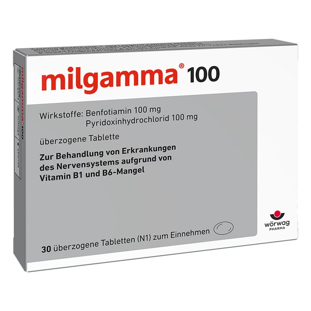 Milgamma 100 Mg Überzogene Tabletten (30 stk)