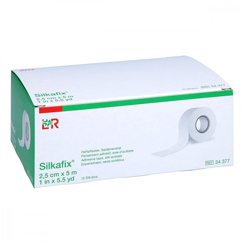 Silkafix Heftpfl.2,5 Cmx5 M Pappkern (12 stk)