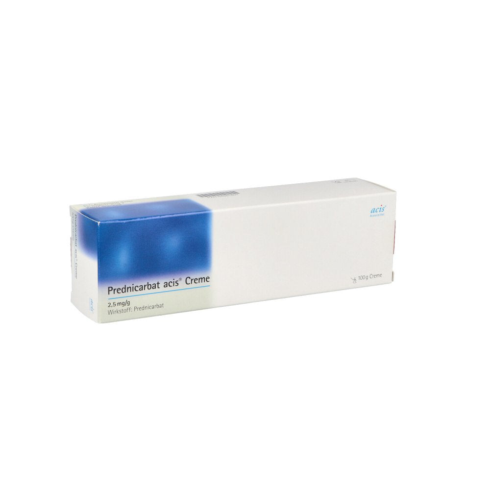 Das Produktfoto zeigt Prednicarbat Acis Creme (100 g) PZN 04881807