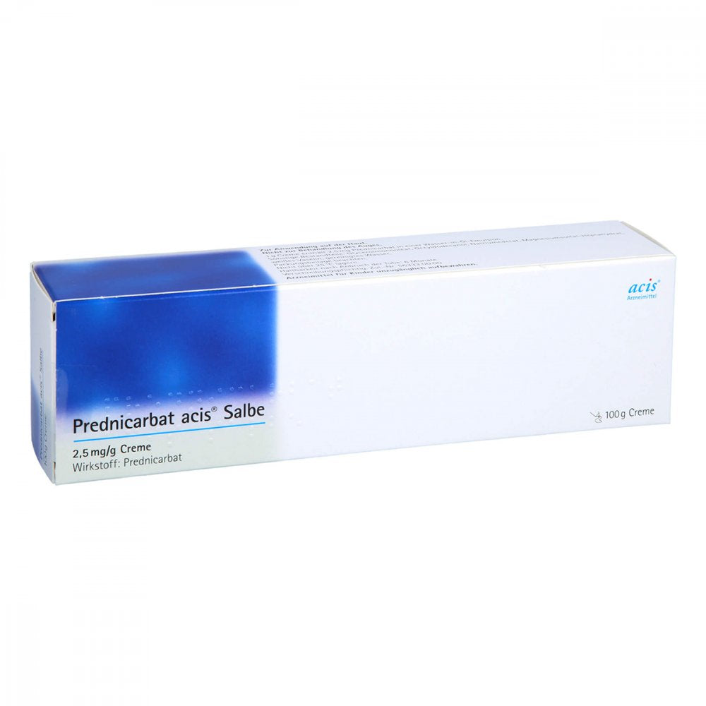 Das Produktfoto zeigt Prednicarbat Acis Salbe (100 g) PZN 04884473