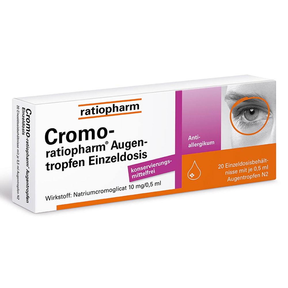 Cromo-Ratiopharm Augentropfen Einzeldosis (20X0.5 ml)