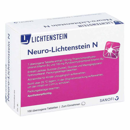 Das Produktfoto zeigt Neuro Lichtenstein N Dragees (100 stk) PZN 04892053