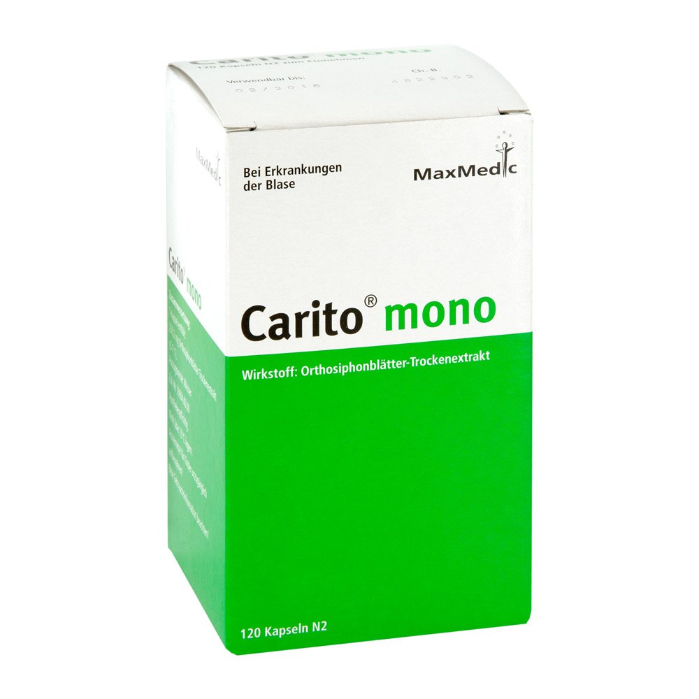Das Produktfoto zeigt Carito Mono Kapseln (120 stk) PZN 04908529