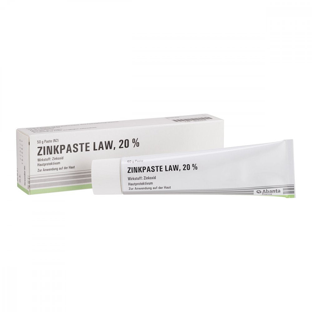 Das Produktfoto zeigt Zinkpaste Law (50 g) PZN 04909204