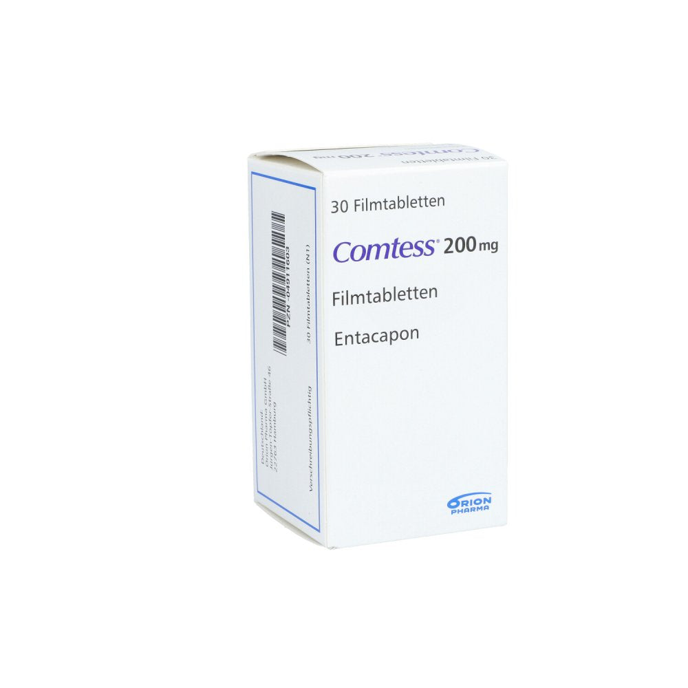 Das Produktfoto zeigt Comtess 200 Mg Filmtabletten (30 stk) PZN 04911603