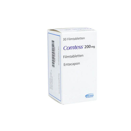 Das Produktfoto zeigt Comtess 200 Mg Filmtabletten (30 stk) PZN 04911603