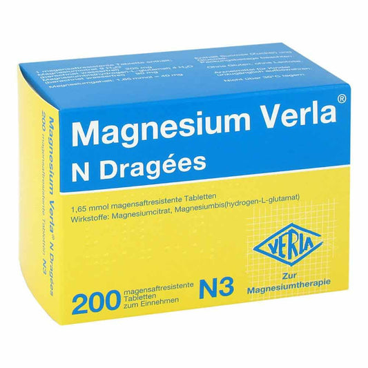 Magnesium Verla N Dragees (200 stk)