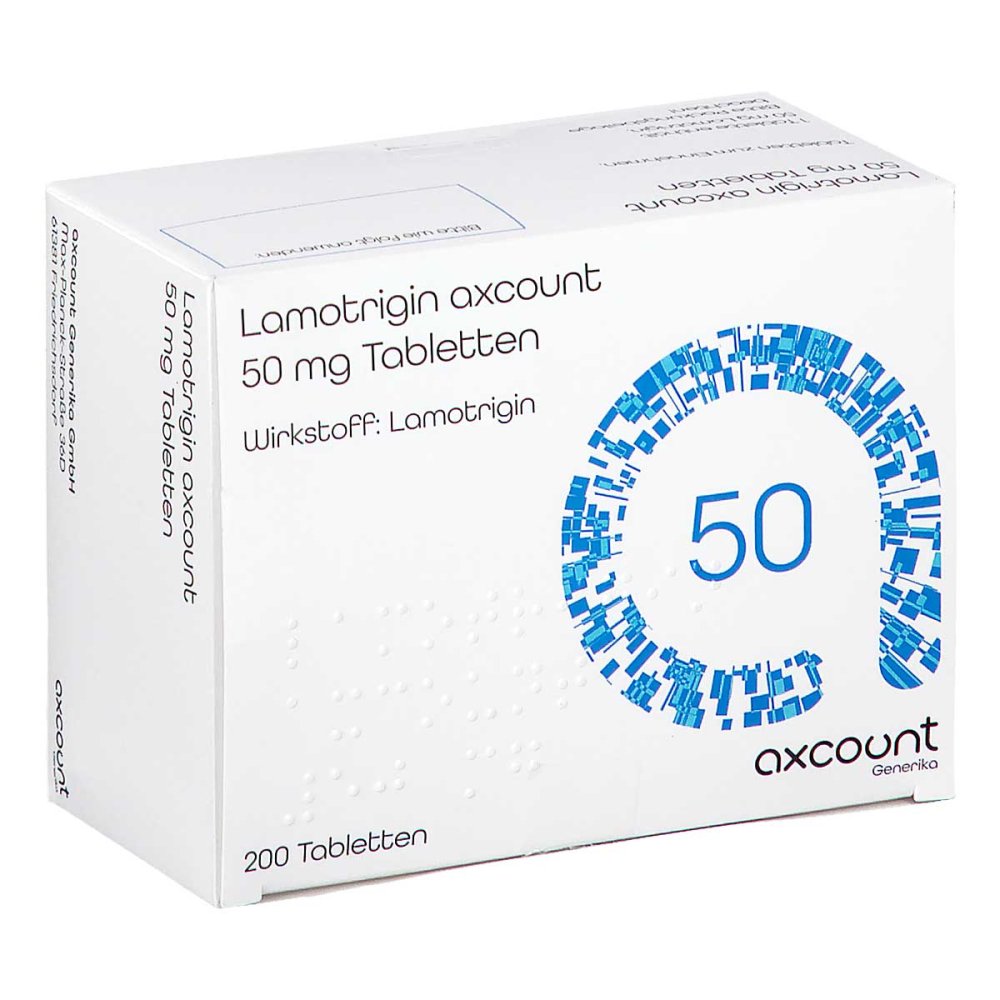 Lamotrigin Axcount 50 Mg Tabletten (200 stk)