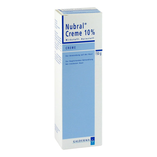 Das Produktfoto zeigt Nubral Creme 10% (150 g) PZN 04920772