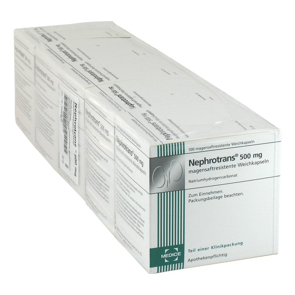 Das Produktfoto zeigt Nephrotrans Magensaftresistente Kapseln (5X100 stk) PZN 04921197