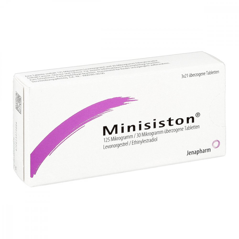 Minisiston Überzogene Tabletten (3X21 stk)