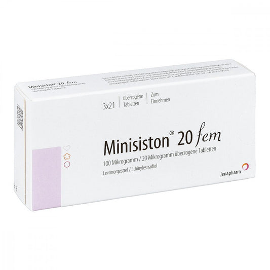 Minisiston 20 Fem Überzogene Tabletten (3X21 stk)