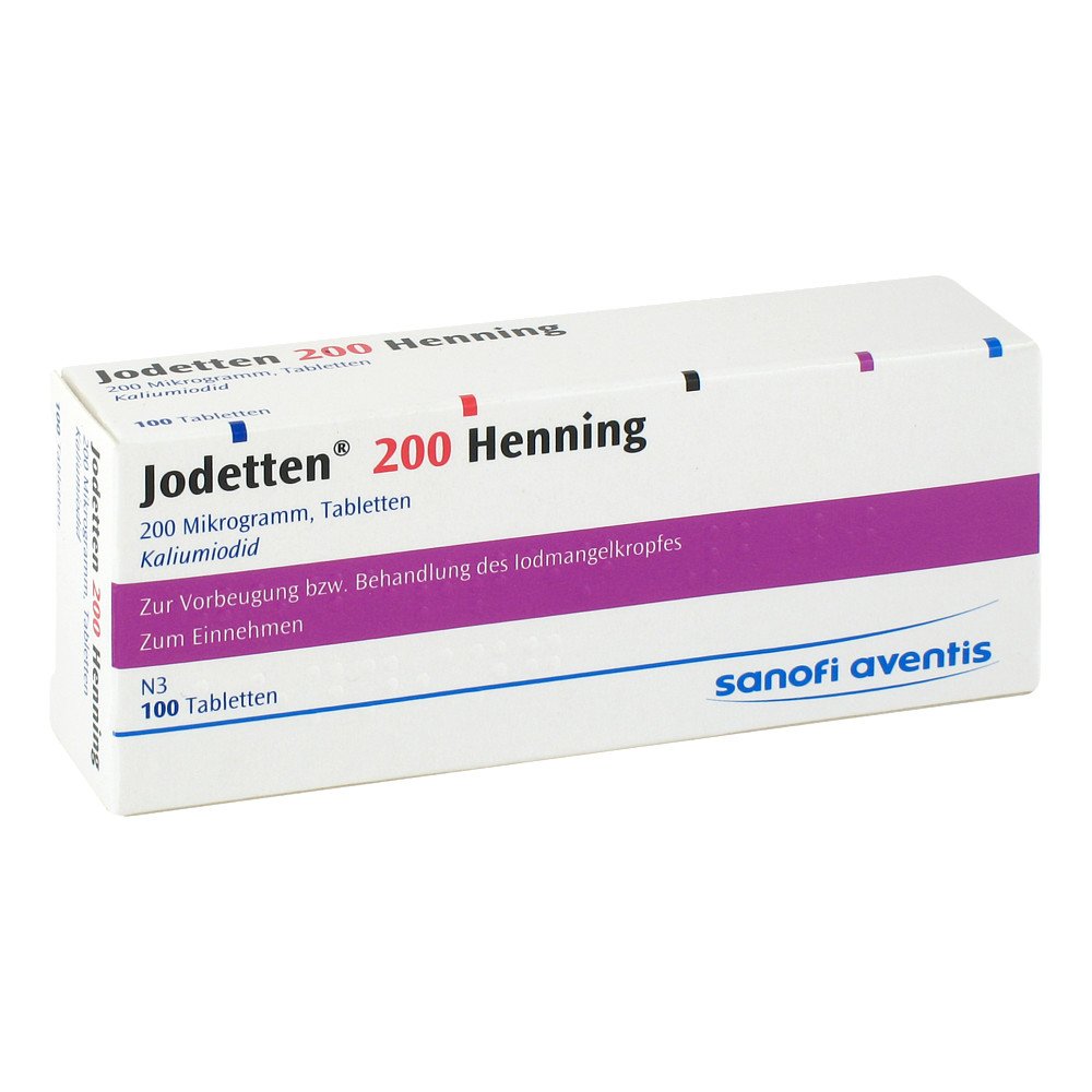 Jodetten 200 Henning Tabletten (100 stk)