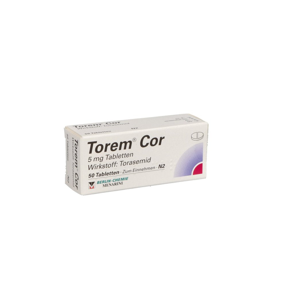 Das Produktfoto zeigt Torem Cor Tabletten (50 stk) PZN 04927076