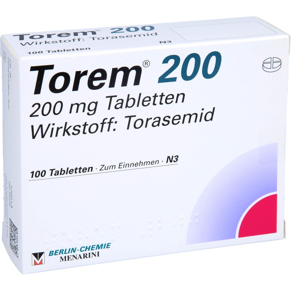 Das Produktfoto zeigt Torem 200 Tabletten (100 stk) PZN 04927159