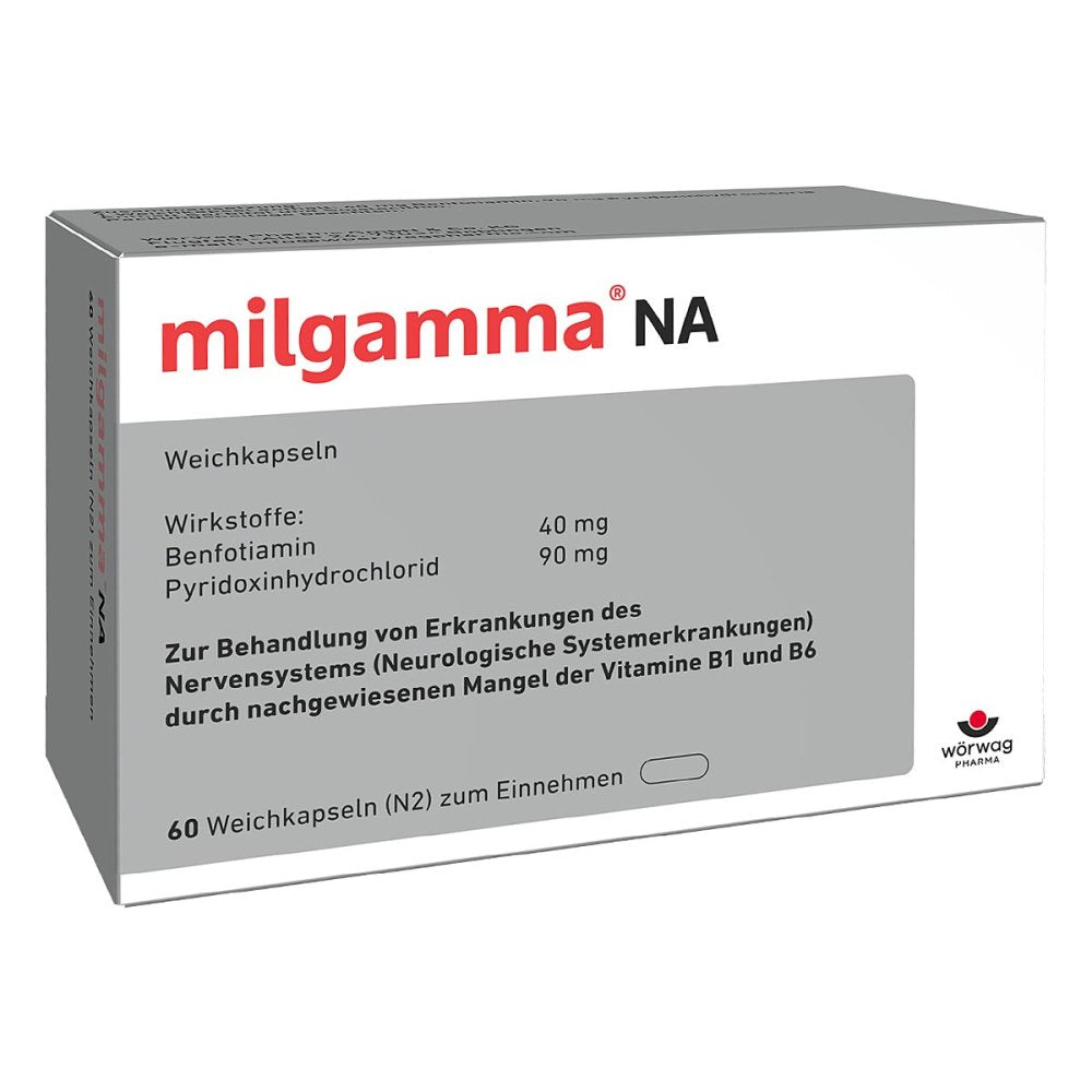 Das Produktfoto zeigt Milgamma Na Weichkapseln (60 stk) PZN 04929661