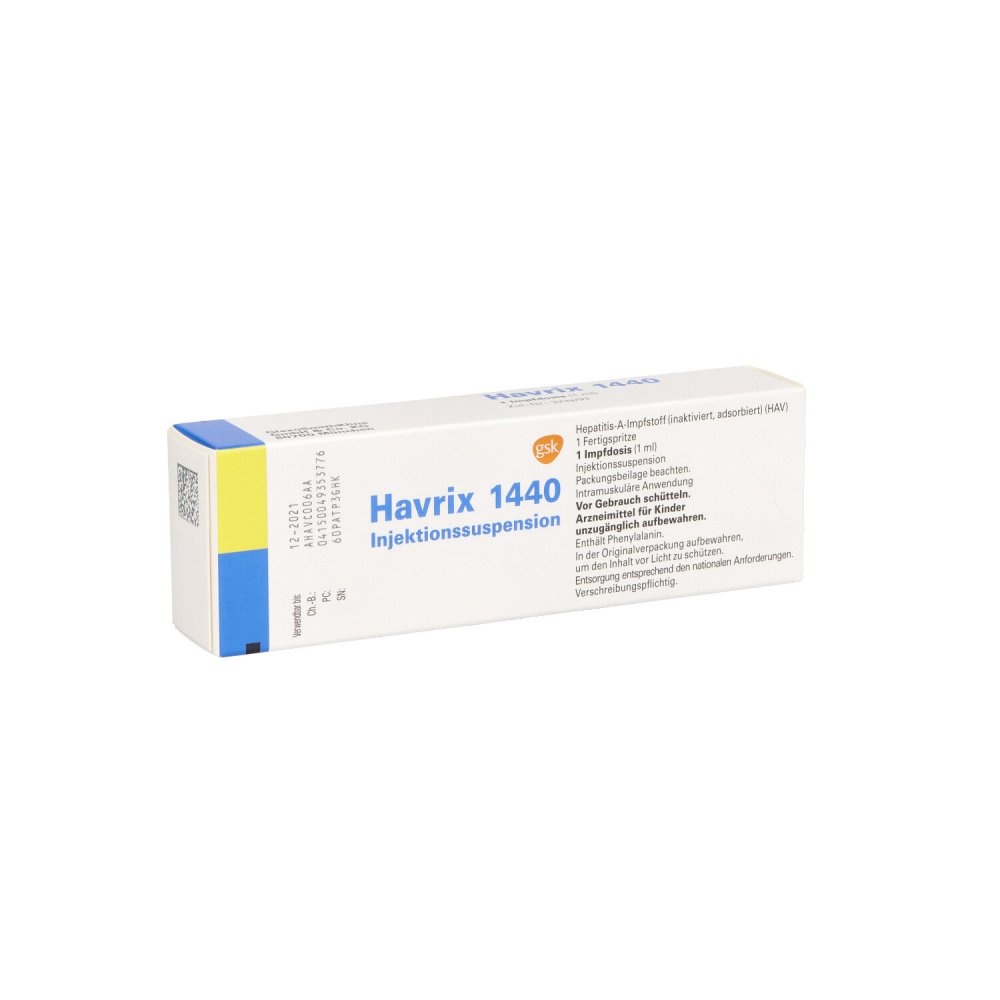 Havrix 1440 Impfdosis Inj.-Susp.I.E.Fertigspritze (1 stk)