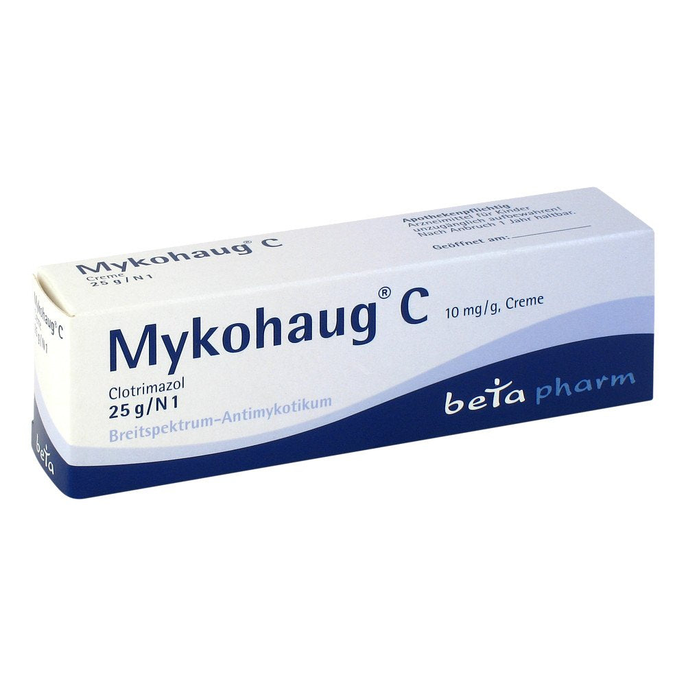 Das Produktfoto zeigt Mykohaug C Creme (25 g) PZN 04940071