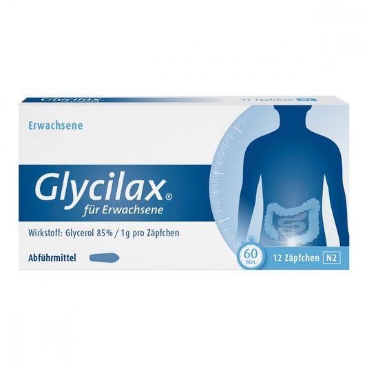 Glycilax Suppositorien Für Erwachsene (12 stk)