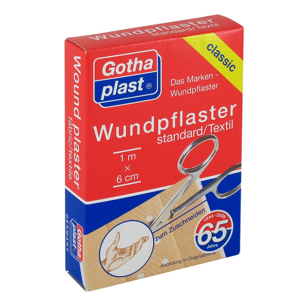 Das Produktfoto zeigt Gothaplast Wundpfl.Stand.6 Cmx1 M Geschnitten (1 stk) PZN 04951293