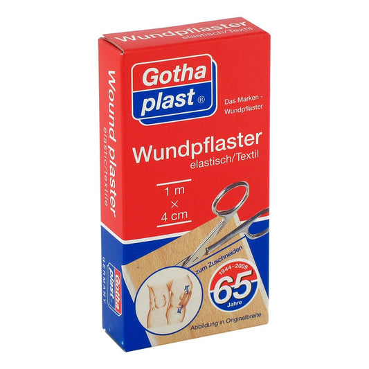 Das Produktfoto zeigt Gothaplast Wundpfl.Elast.4 Cmx1 M Geschnitten (1 stk) PZN 04951376