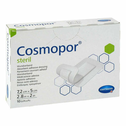 Cosmopor Steril Wundverband 5x7,2 Cm (10 stk)